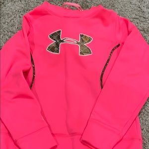 Pink and camp underarmour jacket